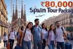 ₹80000 me Spain tour package